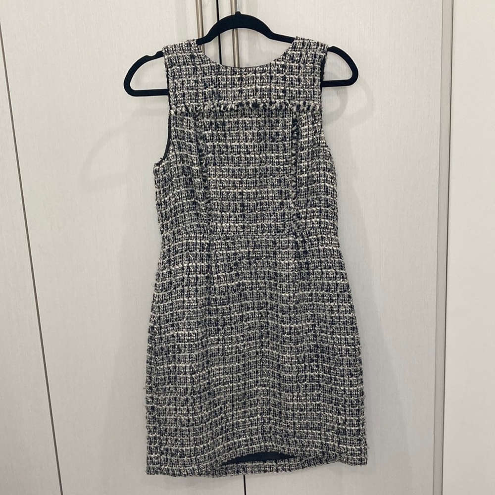 JCrew Noir Tweed Dress - Size 8